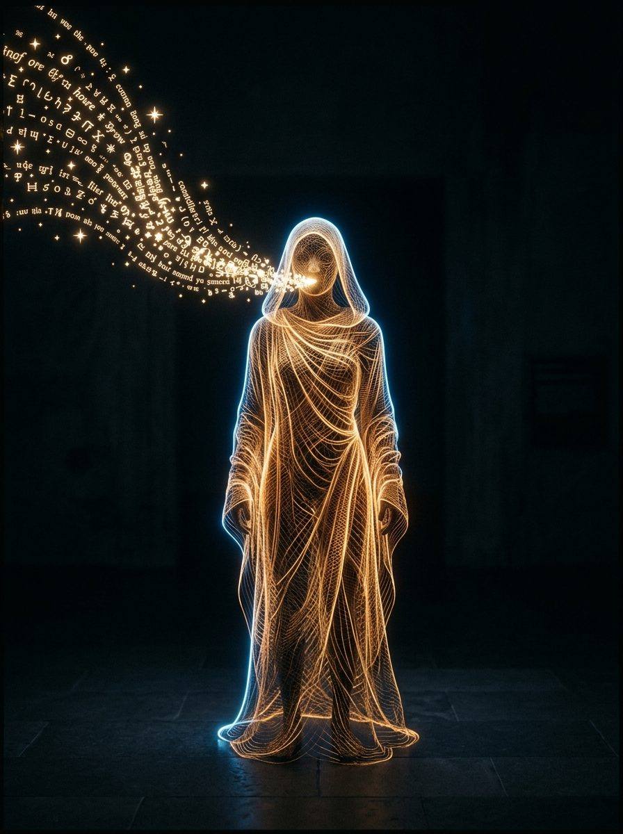 Museum portrait of THE ORACLE-POET